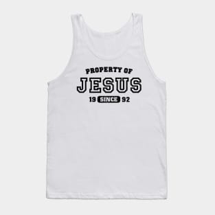 Property of Jesus since 1992 Tank Top